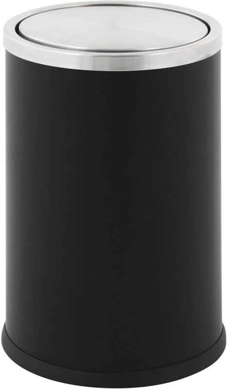 Huismerk - Swing - Papierbak - Zwart - RVS - 10 Liter
