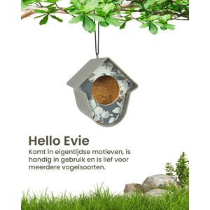 Singing Friend - Hello Evie - Voederhuisje - Natuurlijk Kleurpalet - Duurzaam