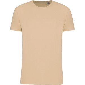 Biologisch unisex T-shirt ronde hals 'BIO190' Kariban Light Sand - S
