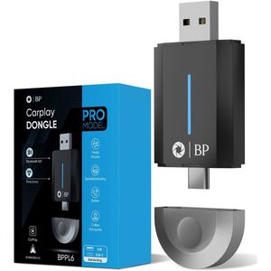 BP® 2-in-1 USB Dongle - Geschikt voor Android Auto - Geschikt voor Apple Carplay Dongle - Geschikt voor Carplay Draadloos - Geschikt voor Wireless Carplay - USB en USB-C - Zwart