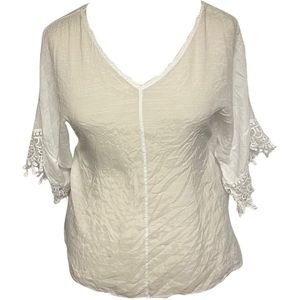 Hoogwaardige Shirt / Jurk / Top | Open Hals | Zomer Jurk - S