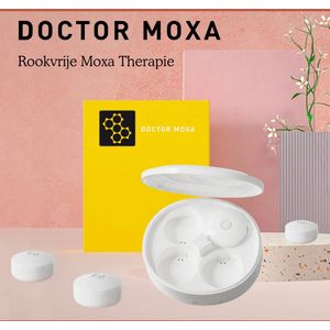 DOCTOR MOXA Starter Kit - Moxa - Moxibustie apparaat - Rookloze Moxa therapie - Moxibustion - Elektrische warmte therapie - Moxa Smartpods - Moxa Kruidenpleisters - Moxatherapie - Elektrische moxa devices - bijvoetpleister - Infrarood licht - Mugwort