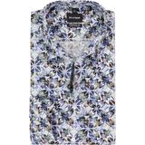 OLYMP - Luxor Comfort Fit - Overhemd - Wit Dobby - Strijkvrij - Boordmaat 43