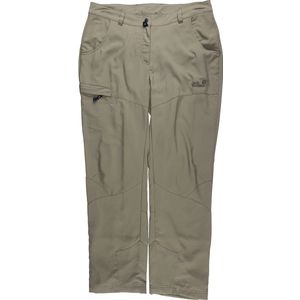 Jack Wolfskin Dames White Earth Pant Silver Mink Maat 46