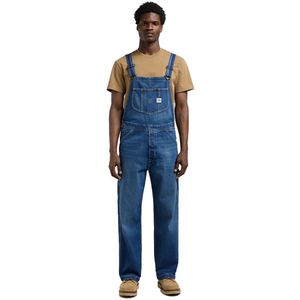 Lee - Bib Salopette - Blauw - 100% Katoenen Denim - Relaxed Pasvorm