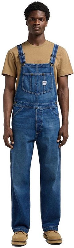 Lee - Bib Salopette - Blauw - 100% Katoenen Denim - Relaxed Pasvorm