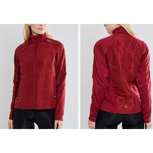 Craft Eaze Fusion Warm Jkt - Sportjas - Dames - Rood - Maat M