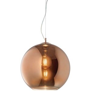 IDEAL LUX | Glazen hanglamp 30cm | E27 fitting | Copper