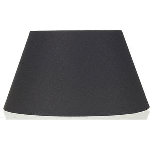 Luxe zwarte Lampenkap - Ø30 cm - Textiel -  verlichting - lamp onderdelen - wonen - tafellamp