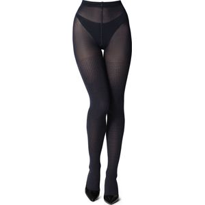 Bellivalini - BLV-GI-1115 - Dames Panty - Donkerblauw - 100 DEN - Halsterloos - Katoen