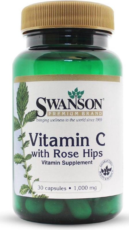 Swanson Healh Vitamin C with Rose Hips 1000mg - Swanson