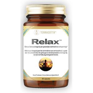 Terracotta - TCM Relax - Paddenstoelen Extract Combi - 90 Caps - Cordyceps Sinensis en Hericum Erinaceus