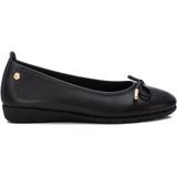 Carmela - Ballerina's - Leer - Met Strikdetail - Antislip Rubberen Zool