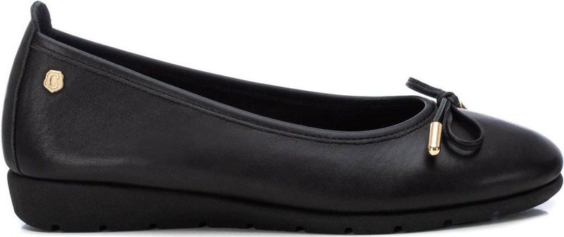 Carmela - Ballerina's - Leer - Met Strikdetail - Antislip Rubberen Zool