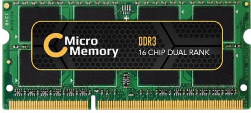 CoreParts MMKN051-16GB - Geheugen - DDR3 (SO-DIMM) - 16 GB: 2 x 8 GB - 204-PIN - 1600 MHz