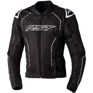 RST S-1 Mesh Ce Mens Textile Jacket Black White 42 - Maat - Jas