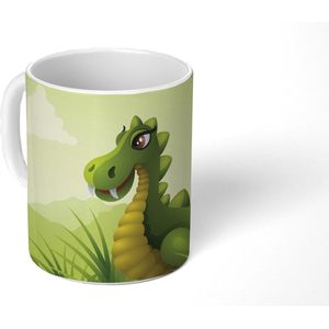 Mok - Dino - Bos - Tekening - 350 ML - Beker