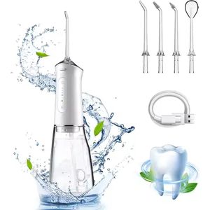 WizBay Premium Select® Cordless Waterflosser - Monddouche - Water Flosser - Wit