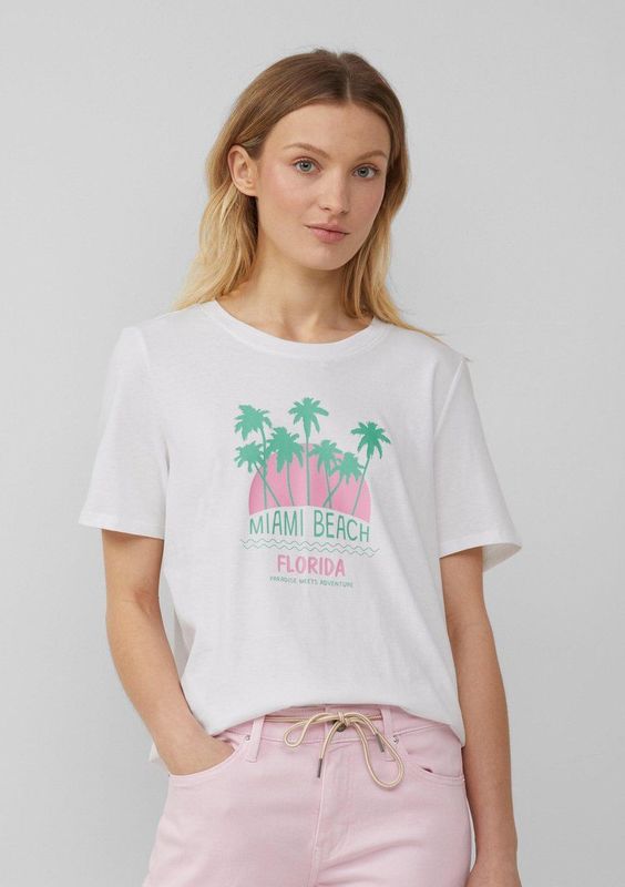 s.Oliver - T-Shirt - Relaxed-fit - Met Coole Print