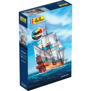 1:96 Heller 56829 Golden Hind Ship - Starter Kit Plastic Modelbouwpakket