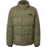 Buitenjas - Katoenen Pufferjack - Fleecevoering - Windbestendig - Voor Casual Uitjes