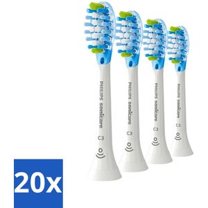 Philips Sonicare - Opzetborstels - C3 Premium Plaque Defense - Grondige Reiniging - 4 opzetborstels - HX9044/17 - Bulkverpakking - 20 stuks