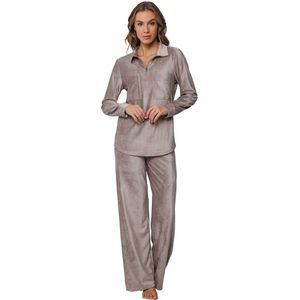 Pastunette huispak dames - bruin - 88242-806-7/160 - maat 40