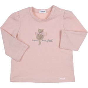 GYMP - Longsleeve Aerodoux ""sooo purrfect"" - Old Rose - maat 98