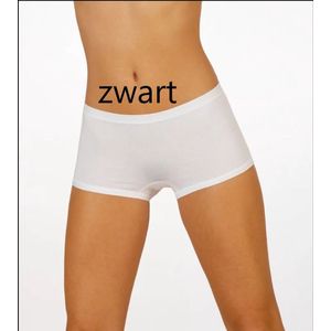 Set van 2 stuks Katoenen mix boxer voor dames, ZWART comfortabele lingerie maat S/M