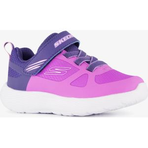 Skechers Dyna Lite meisjes sneakers roze paars - Maat 21 - Uitneembare zool
