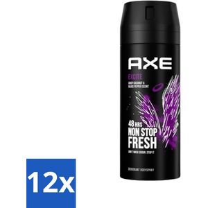 Axe Deodorant Bodyspray Excite 150 ml - Voordeelverpakking - 12 stuks