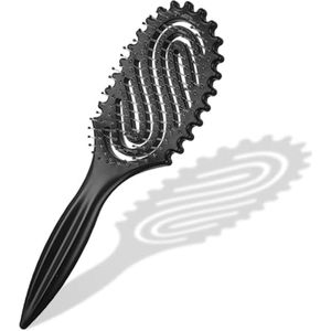 Krullende Haarborstel Voor Lang Haar - Ontwarrende Borstel Zonder Trekken