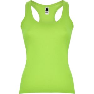 2 Pack Mantis Groen / Helder Groen Dames hemdje met zwemmersrug licht getailleerd model Carolina maat 2XL