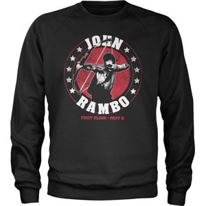 Rambo Sweater/trui -M- John BOW Zwart