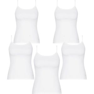 SLOGGI - Spaghetti Tops - Wit - 5 Pack