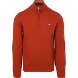 Gant - Halfzip - Wol Trui - Rust - Heren - Schipperstrui