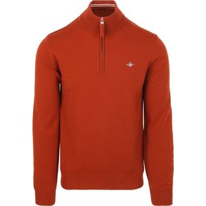 Gant - Halfzip - Wol Trui - Rust - Heren - Schipperstrui
