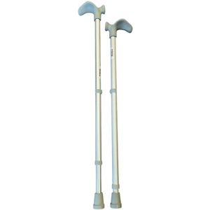 Wandelstok Roma Medical Anatomisch klein handvat 78-100 cm - Aluminium - Rechtshandig