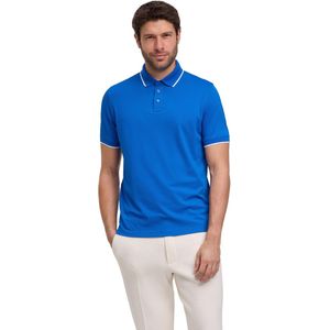 FALKE Basic Apparel Easy Care zacht huidvriendelijk katoen functioneel polo shirt heren blauw - maat M
