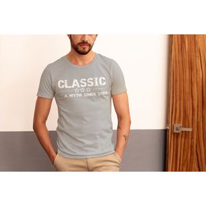 40 jaar cadeau - 1985 Jaar Grijs T-shirt Heren - Maat S - Classic - Verjaardag Cadeau Mannen - Limited Edition