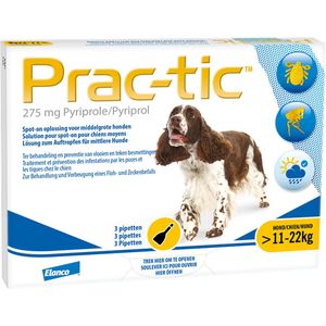 Prac-tic middel grote hond 11 tot 22 kg - 1 st à 3 Pipetten