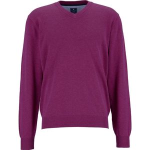 Redmond - Heren Trui - Magenta - V-hals - Katoen