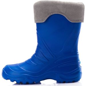 Ladeheid - LA-LMG-861-Termix Dames Regenlaarzen - Blauw/Grijs - Rubber - Gevoerd - Waterdicht