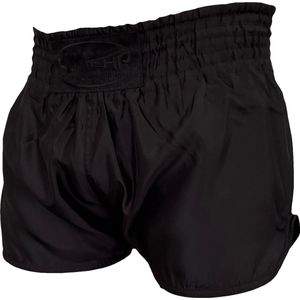 PunchR™ Muay Thai Shorts Plain Zwart - XXXL