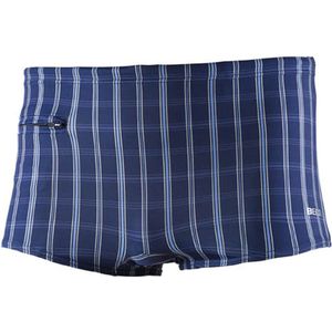 BECO Zwembroek Heren - Polyamide/elastaan - Blauw/wit - Maat M