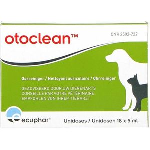 Otoclean Oorreiniger Hond - Kat 18 x 5 ml