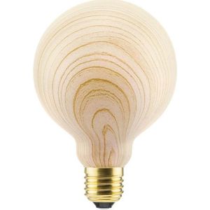 Segula LED-lamp - E27 - Led lamp binnen - Globe 95 Wood  8W
