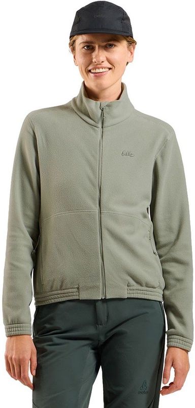 Odlo - Classic Fleece - Groen - Met Volledige Rits - Vrouwen