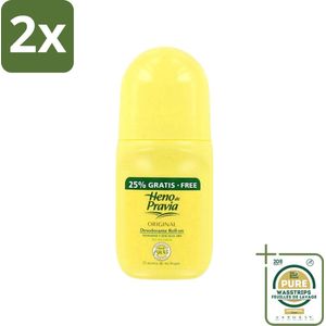 Heno De Pravia - Deodorant Roller - Original Geur - 50 ml - Voordeelverpakking - 2 stuks - Deodorant roller - Frisheid