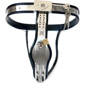 Chastity belt voor vrouwen - kuisheidsgordel - RVS - BDSM - met hangslot